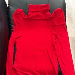 INC International Concepts Vibrant Red Blouse